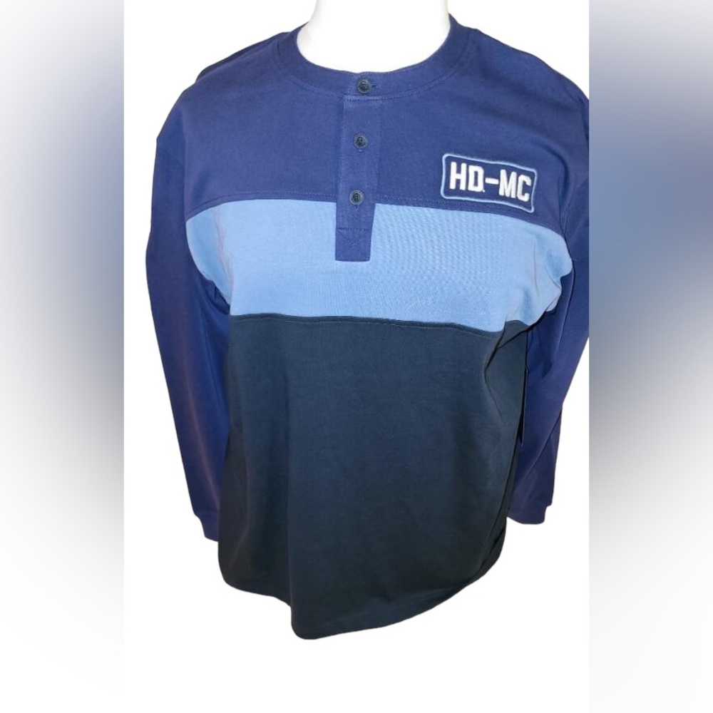 Harley Davidson Henley knit long sleeve 2x